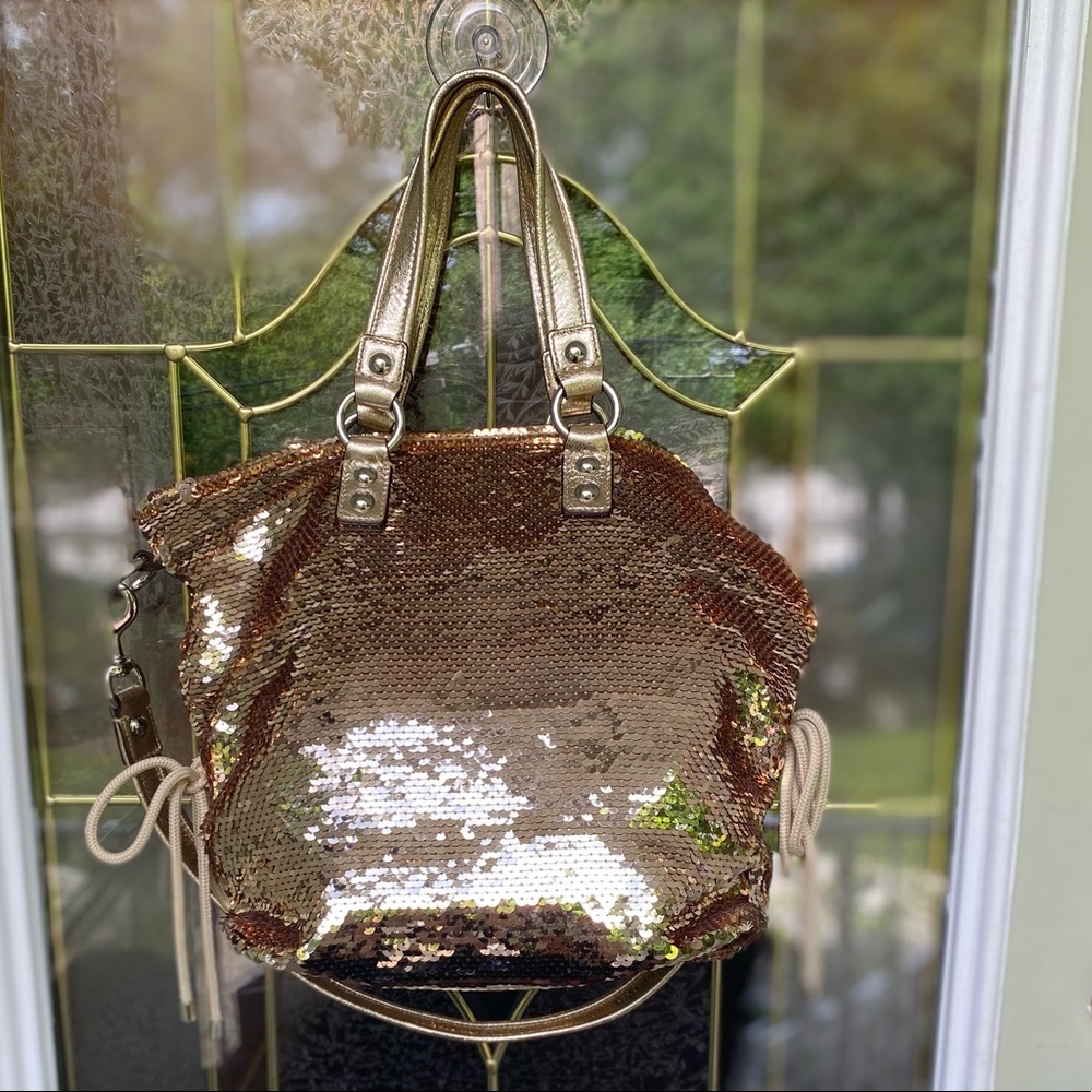 Coach Limited Edition Rare Poppy Disco Ball Bag Gem